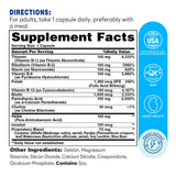 B-Complex 100 200ct Capsules – Supplement Facts