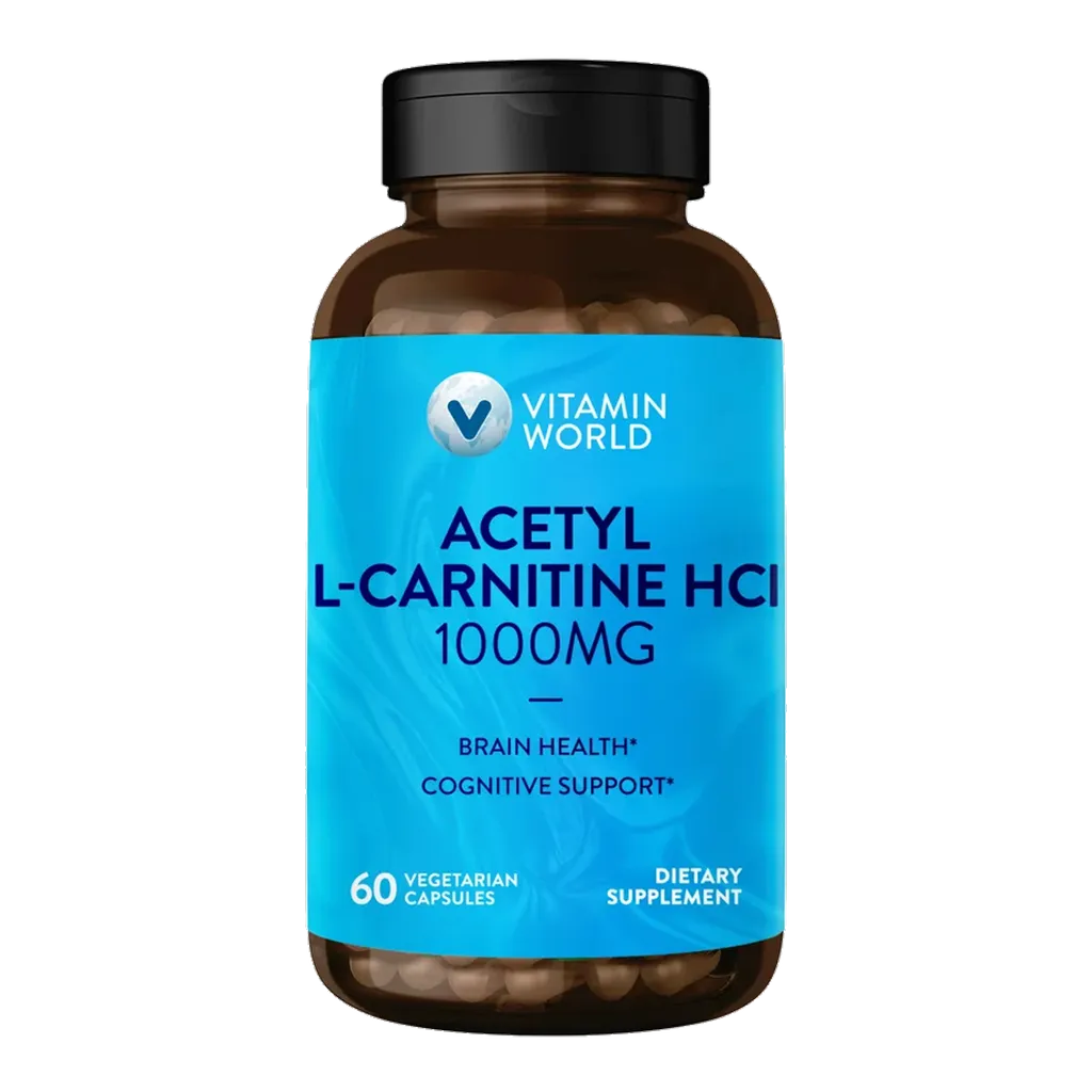 Acetyl L-Carnitine HCl 1000mg 60ct Capsules