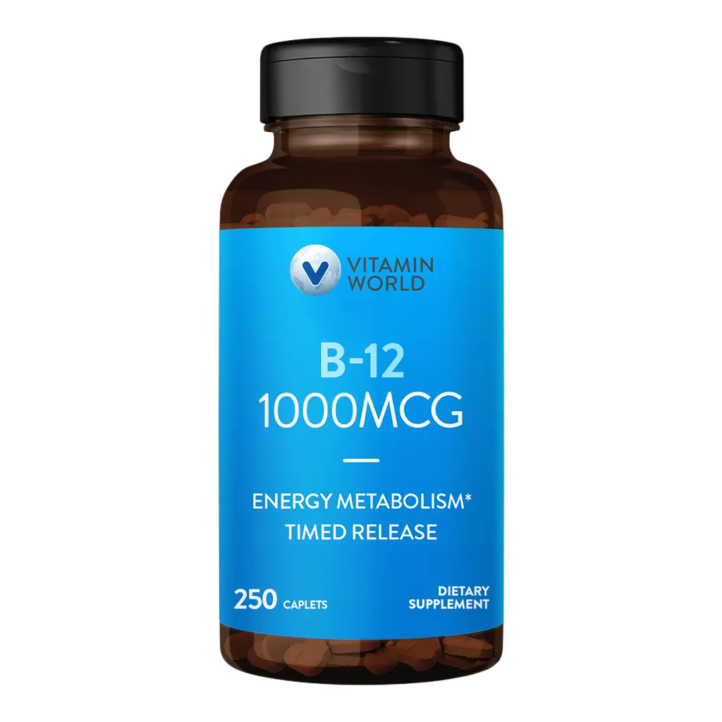 Vitamin B-12 1000mcg Caplets 250ct