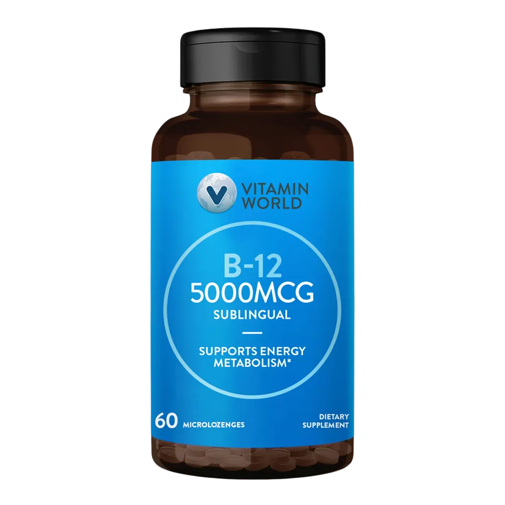 B-12 5000mcg Sublingual 60ct Microlozenges