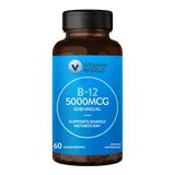 B-12 5000mcg Sublingual 60ct Microlozenges