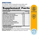Colon Cleanse 240ct Capsules – Supplement Facts