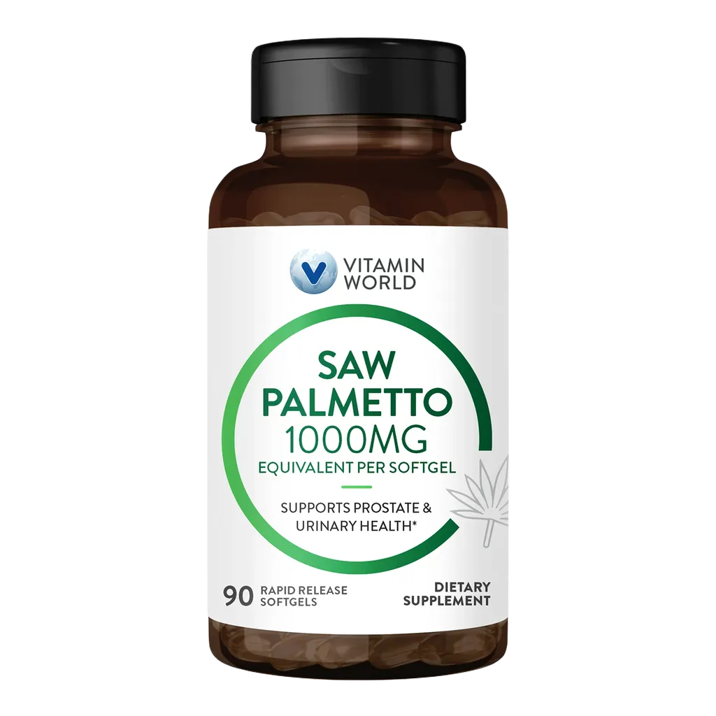 Saw Palmetto 1000mg 90ct Softgels