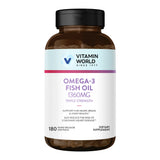 Omega-3 Fish Oil 1360mg Triple Strength 180ct Softgels