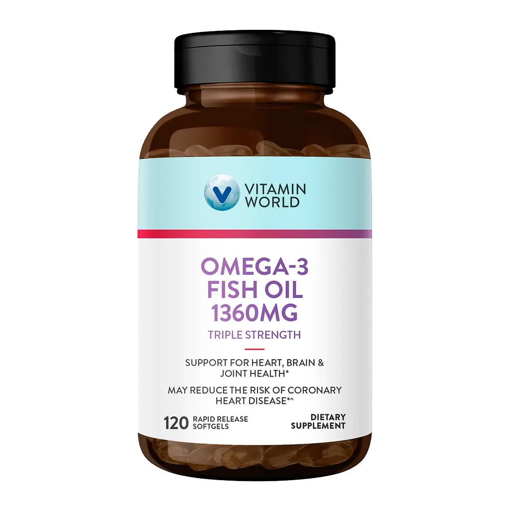 Omega-3 Fish Oil 1360mg 120ct Softgels