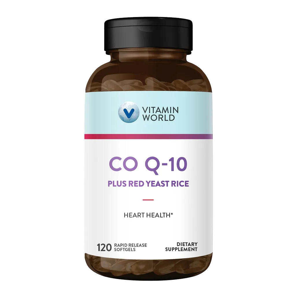 Co Q-10 Plus Red Yeast Rice 120ct Softgels