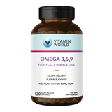 Omega 3,6,9 Fish, Flax & Borage Oils 120ct Softgels