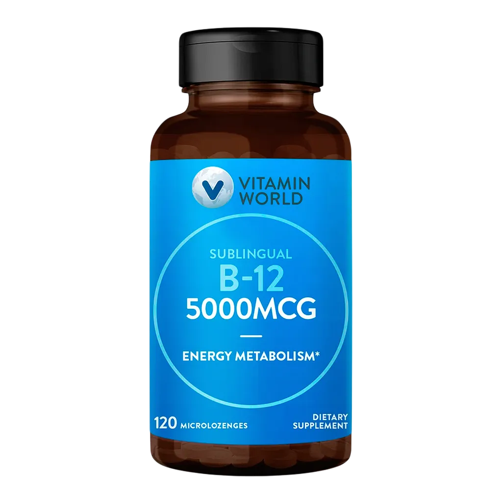 B-12 5000mcg Sublingual 120ct Microlozenges