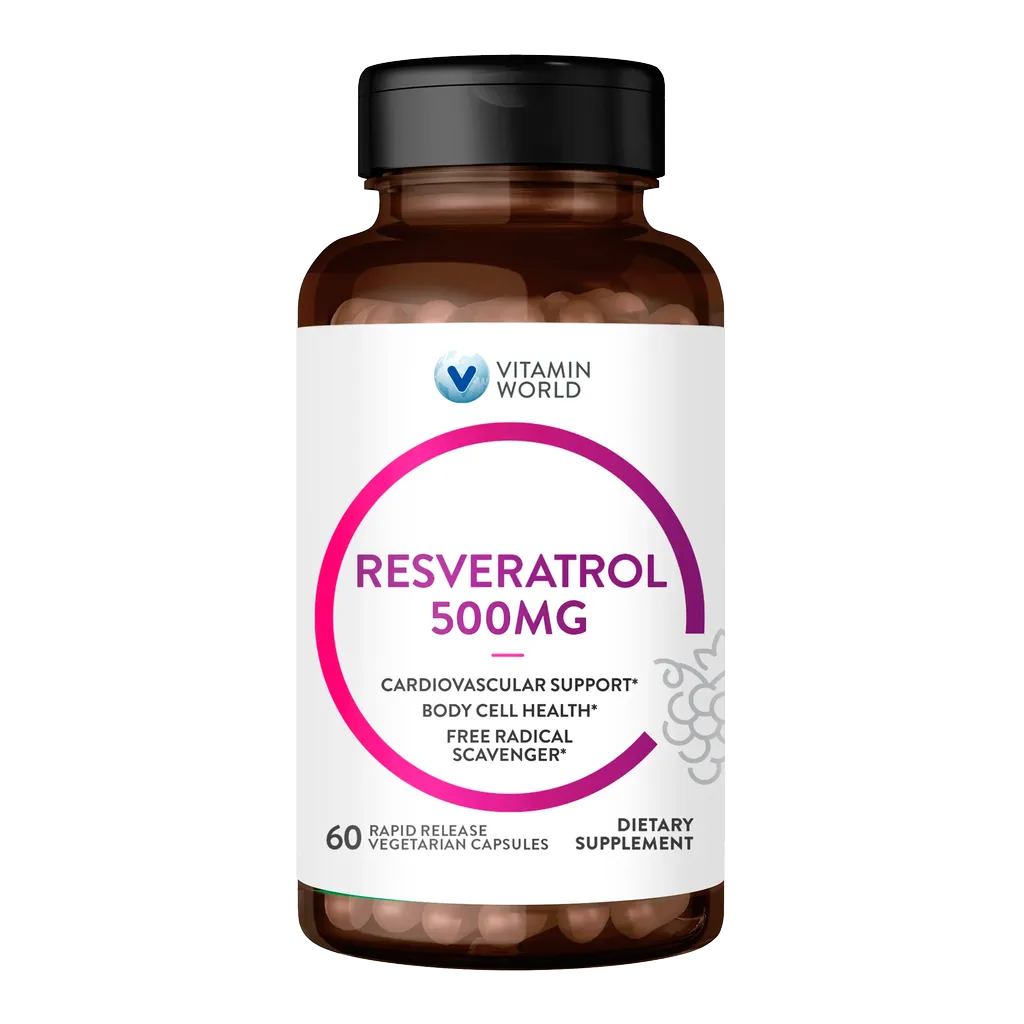 Resveratrol 500mg 60ct Capsules
