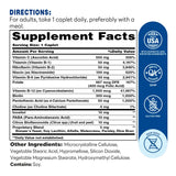 Stress B-Complex with Vitamin C 120ct Caplets – Supplement Facts