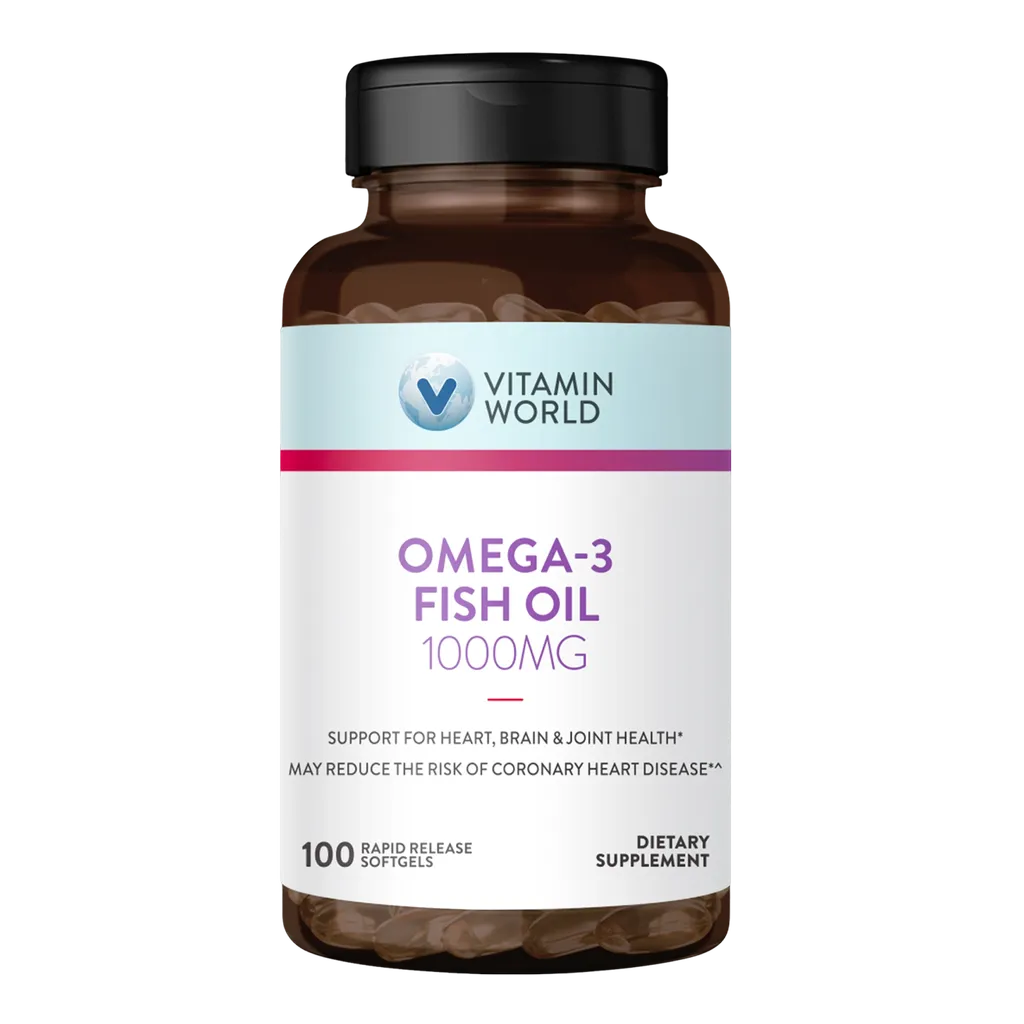 Omega-3 Fish Oil 1000mg 100ct Softgels