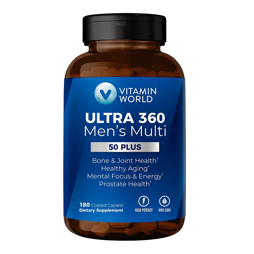Ultra 360 Men's Multi 50 Plus 180ct Caplets