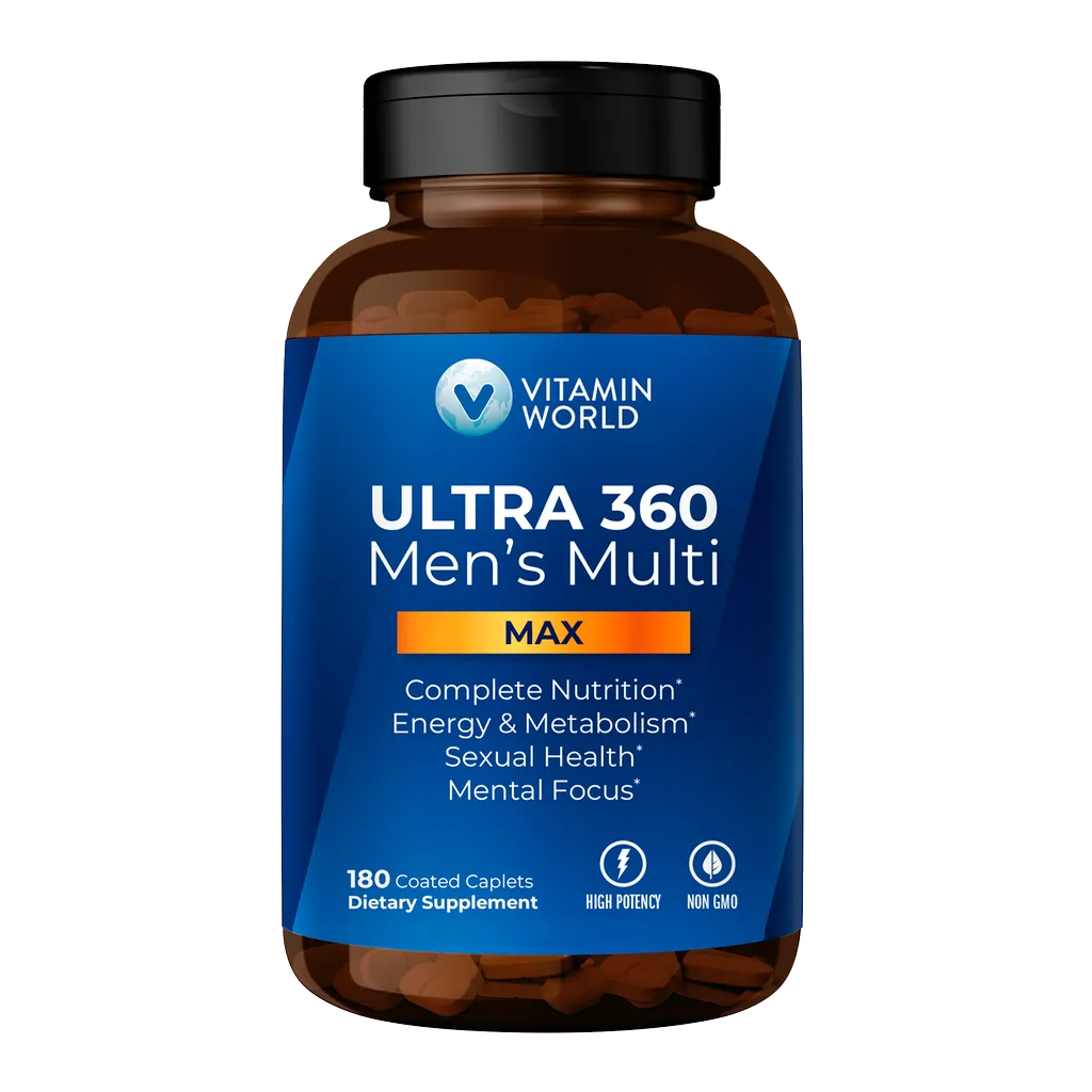 Ultra 360 Men's Multi Max 180ct Caplets
