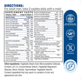 Ultra 360 Men's Multi Sport 90ct Caplets – Supplement Facts