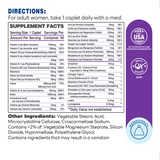 Ultra 360 Women's Multi One Daily 90ct Caplets – Supplement Facts