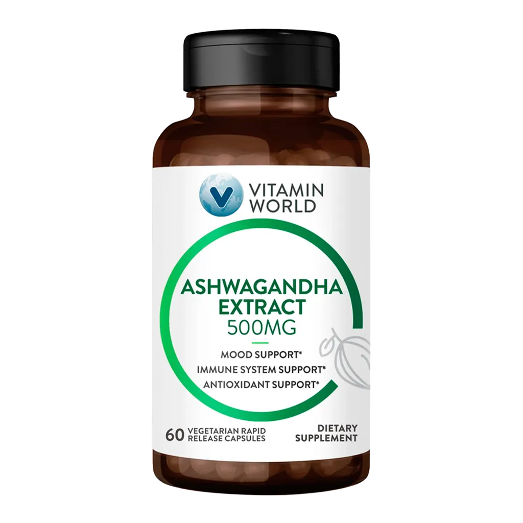 Ashwagandha Extract 500mg 60ct Capsules