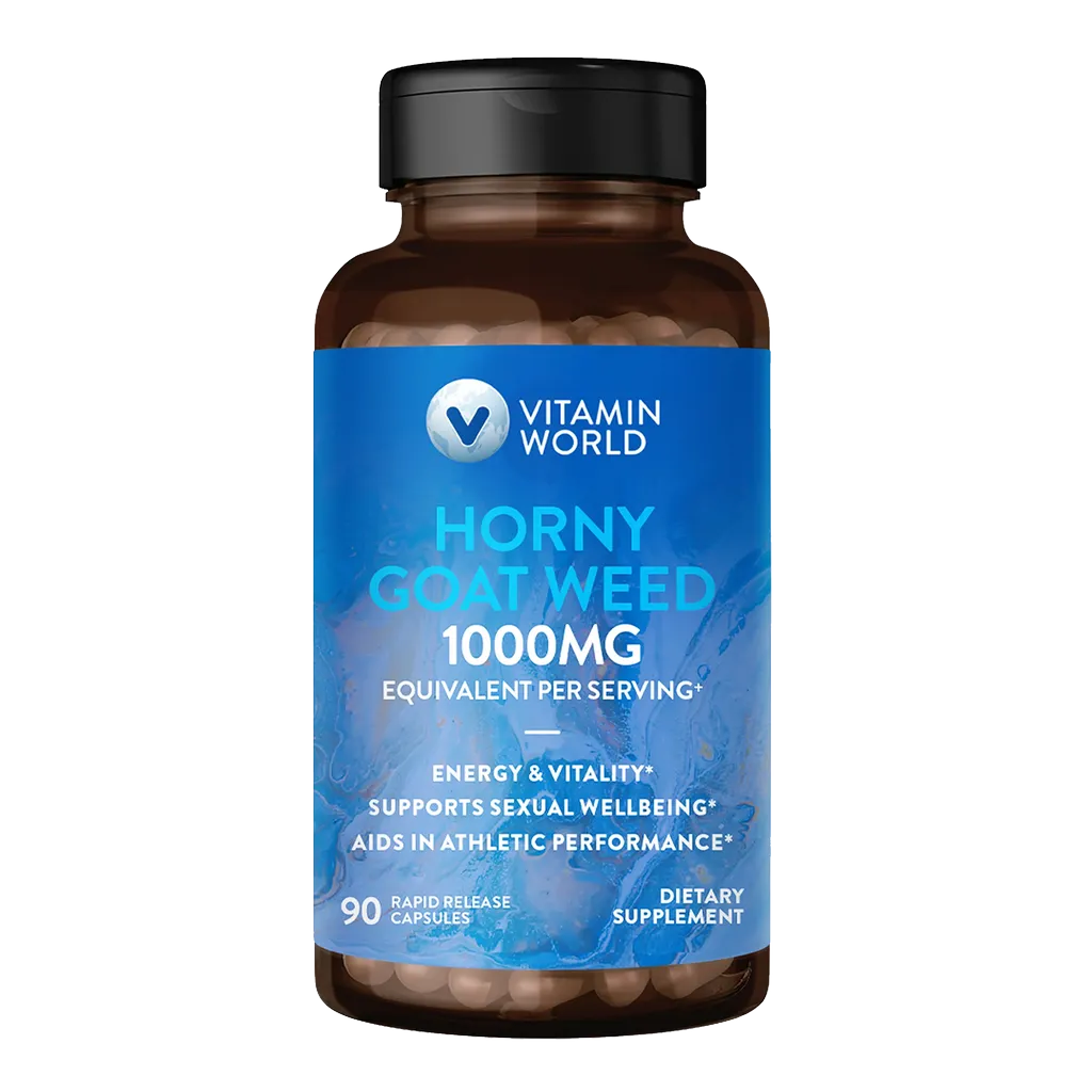 Horny Goat Weed 1000mg 90ct Capsules