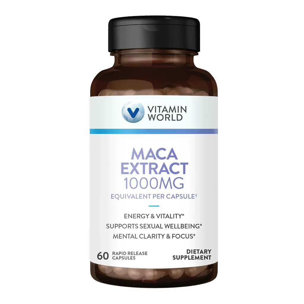 Maca Extract 1000mg 60ct Capsules