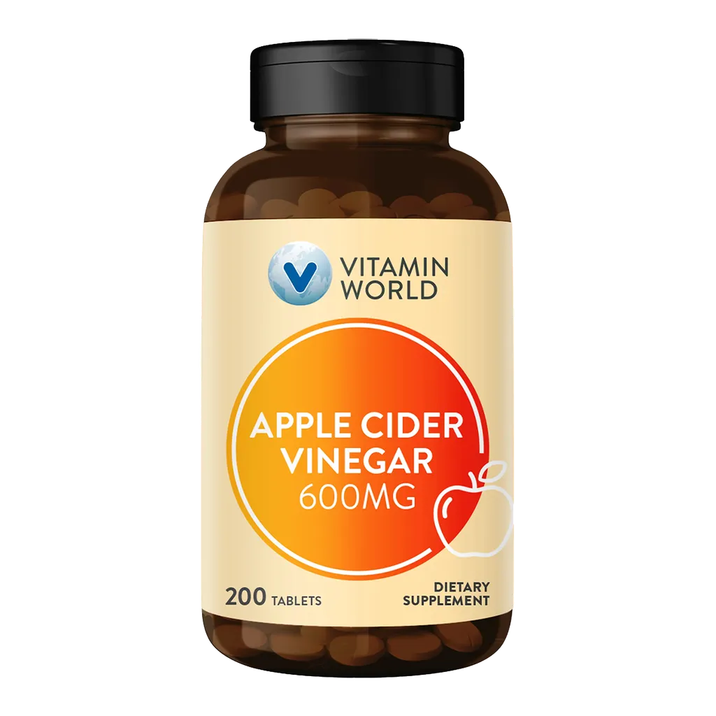 Apple Cider Vinegar 600mg 200ct Tablets