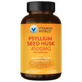 Psyllium Seed Husks 4500MG - 120 Capsules - Digestive and Colon Health