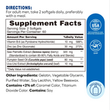 Advanced Prostate Formula Saw Palmetto Complex 120ct Softgels – Supplement Facts
