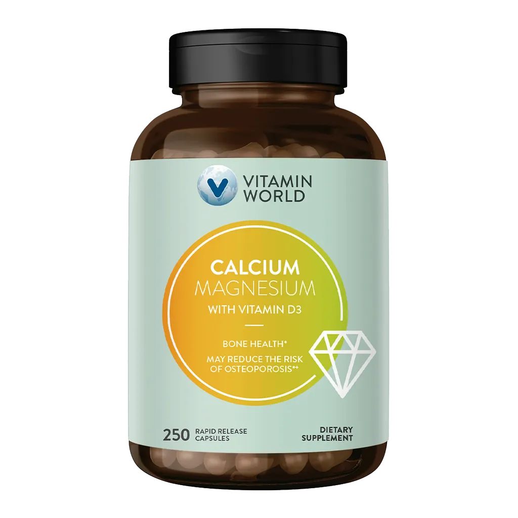 Calcium Magnesium with Vitamin D3 250ct Capsules