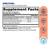 Hair Growth Complex with Lustriva 90ct Capsules – Supplement Facts