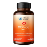 Vitamin K2 (MK-7) 100mcg 60ct Capsules