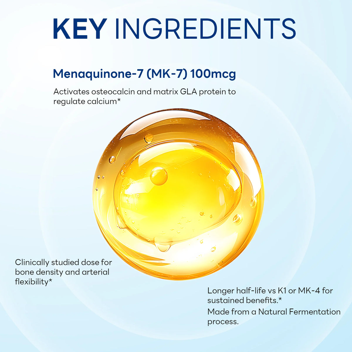 Vitamin K2 (MK-7) 100mcg 60ct Capsules – view 3