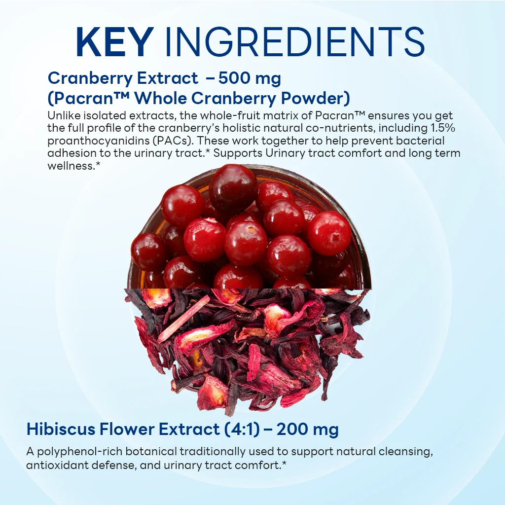 Urinary Health with Whole Cranberries & Hibiscus 60ct Capsules – view 4