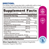 PMS Support 60ct Capsules – Supplement Facts