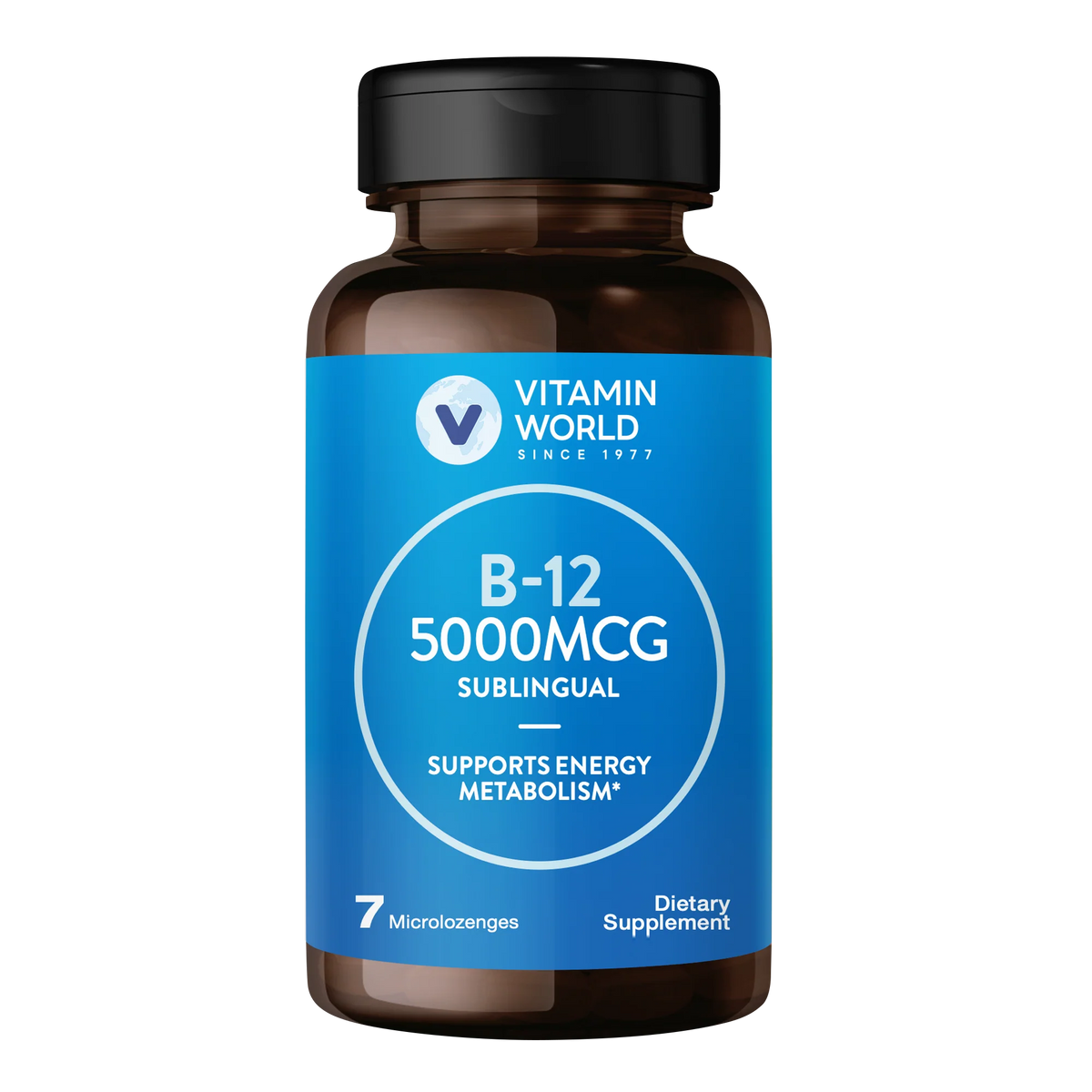 B-12 5000mcg Sublingual 60ct Microlozenges 7ct