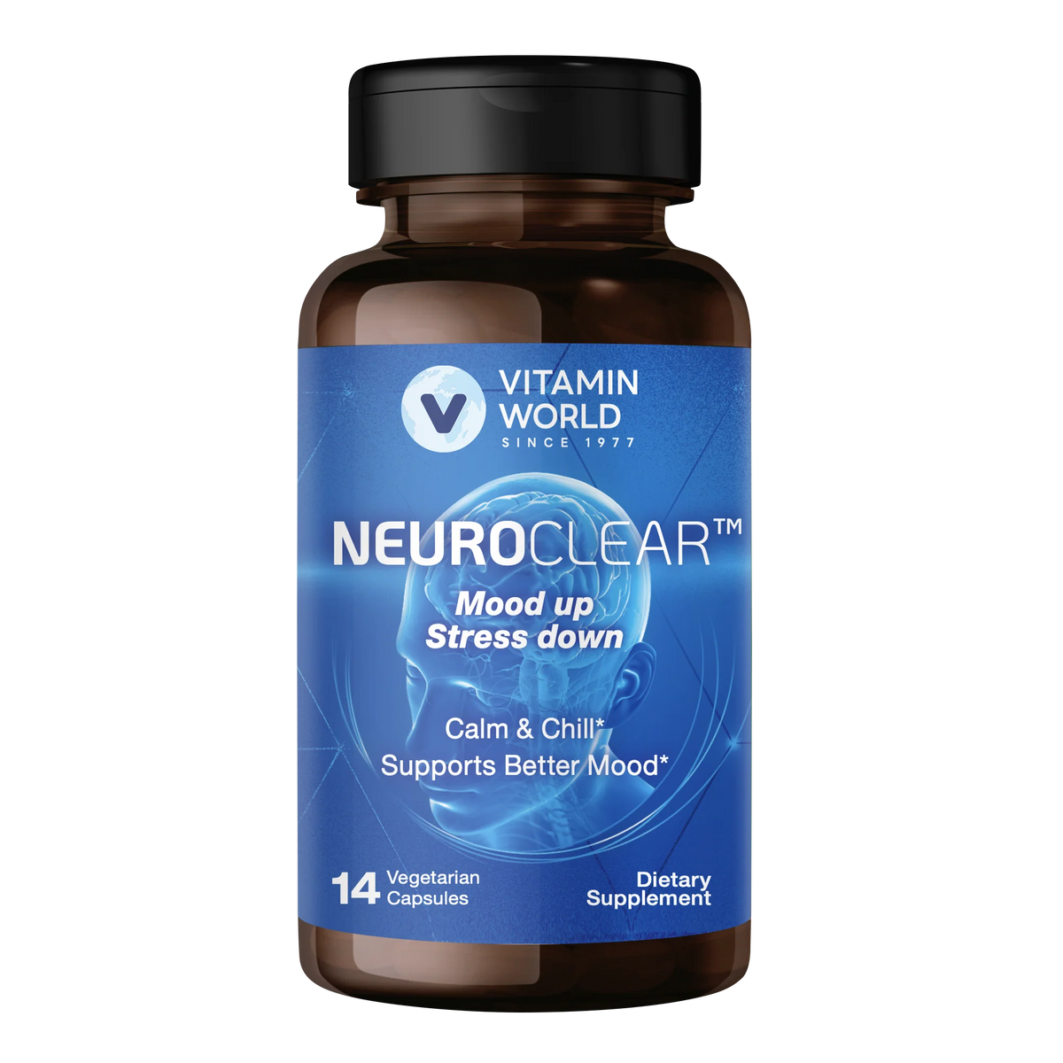 NeuroClear™ Mood Up Stress Down 14ct Capsules
