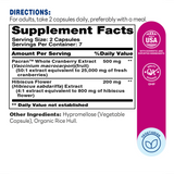 Urinary Health with Whole Cranberries & Hibiscus 14ct Capsules – Supplement Facts