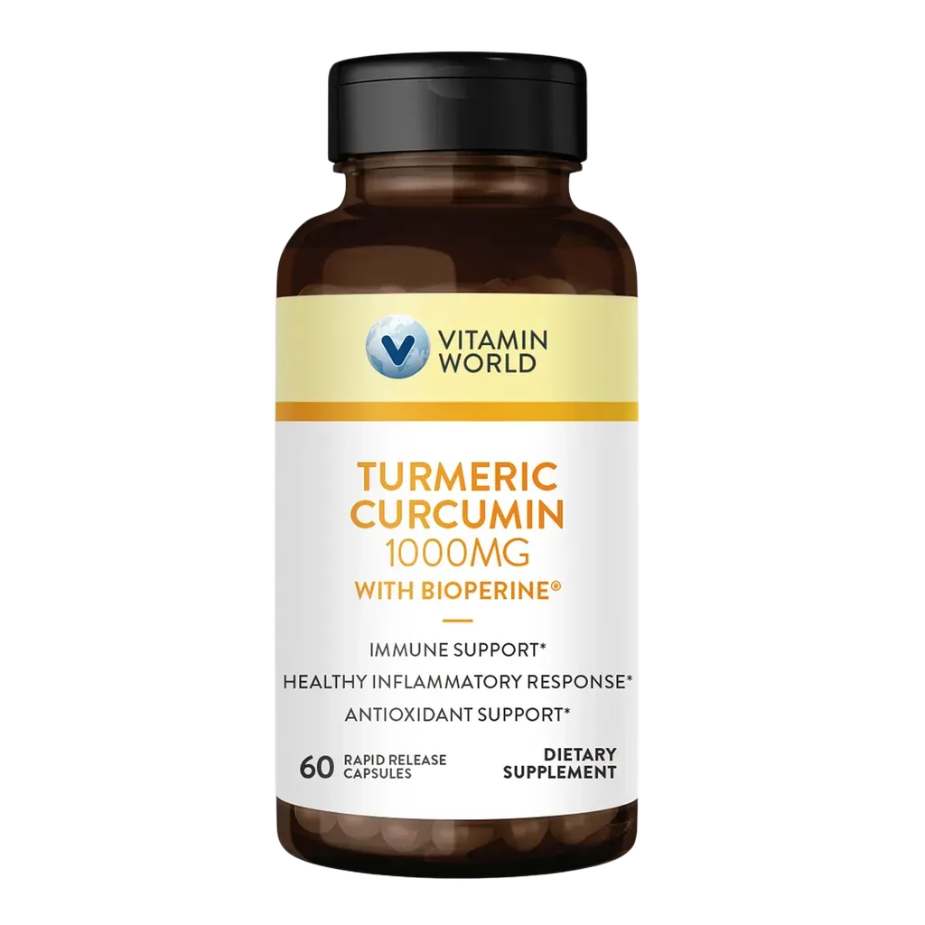 Turmeric Curcumin 1000mg with Bioperine 60ct Capsules
