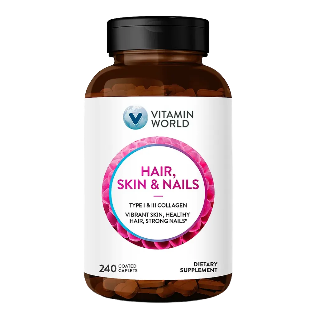 Hair, Skin & Nails Type I & III Collagen 240ct Caplets