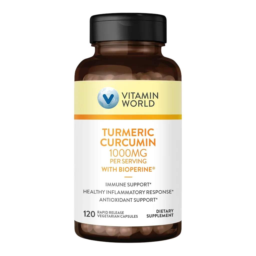 Turmeric Curcumin 1000mg with Bioperine 120ct Capsules