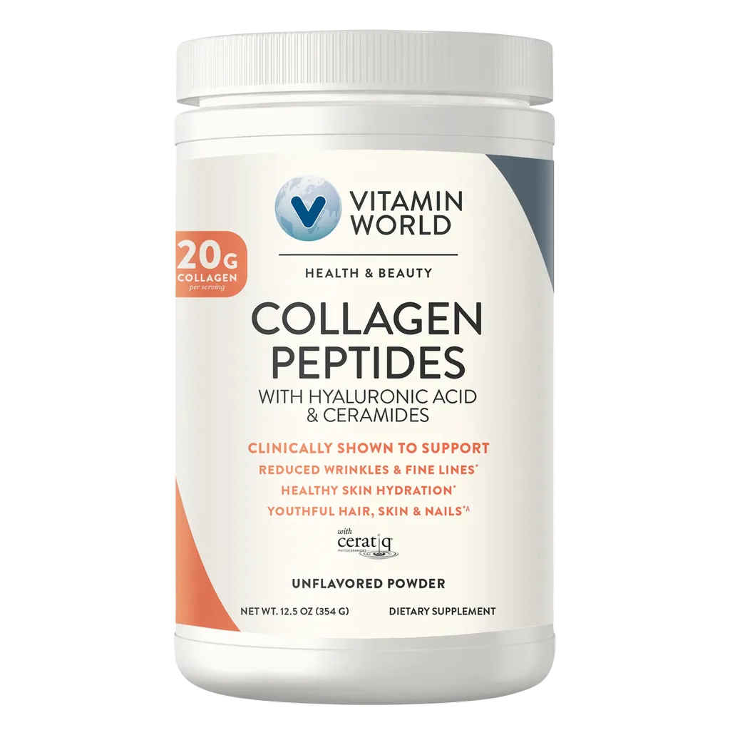 Collagen Peptides with Hyaluronic Acid & Ceramides with Ceratiq®) 354g Powder