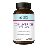 Cod Liver Oil 1000mg 120ct Softgels