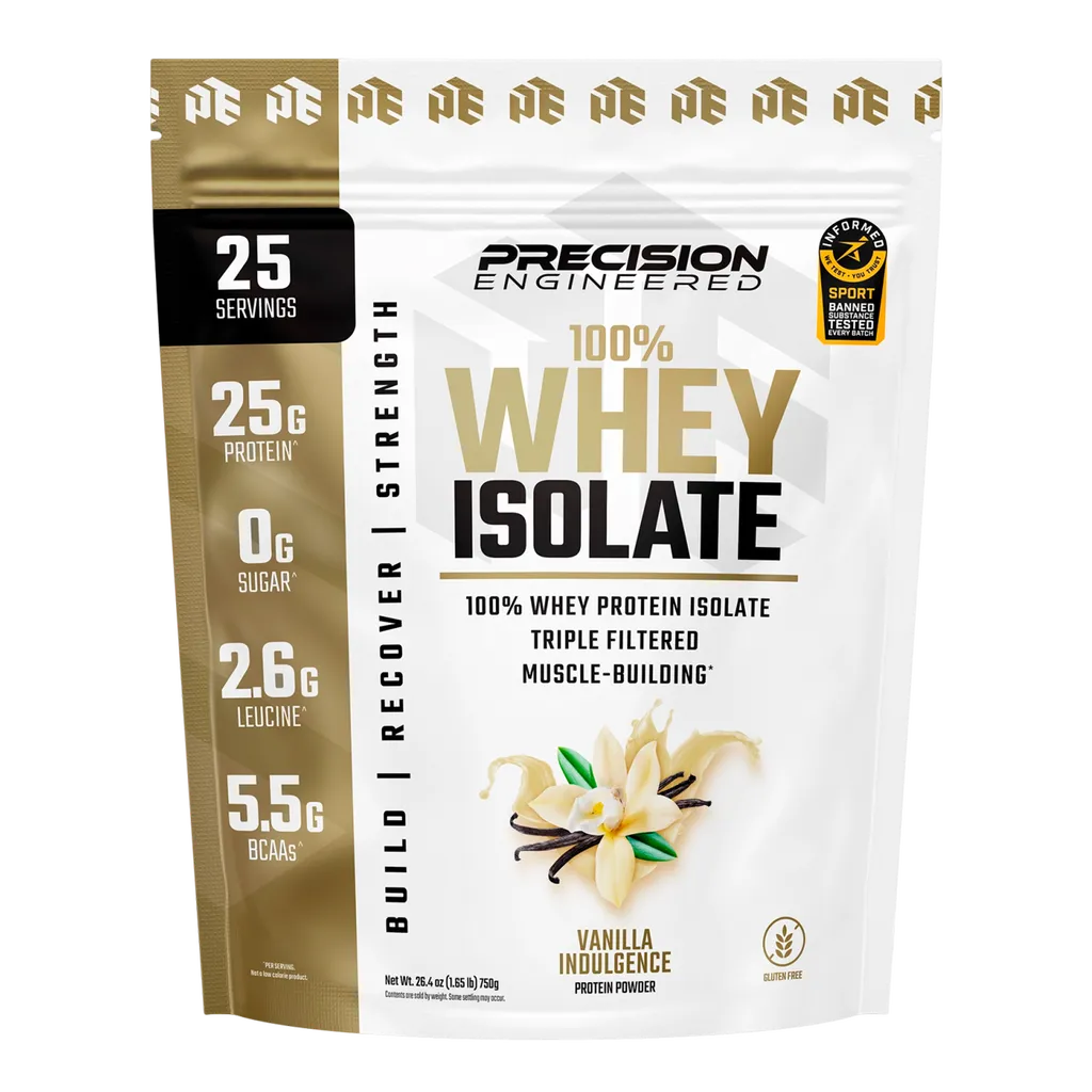 100% Whey Protein Isolate Vanilla Indulgence 670g Powder