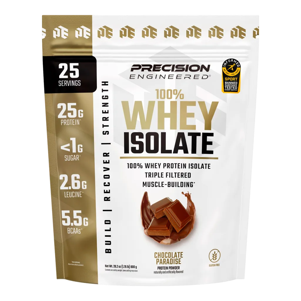 100% Whey Protein Isolate Chocolate Paradise 800g Powder