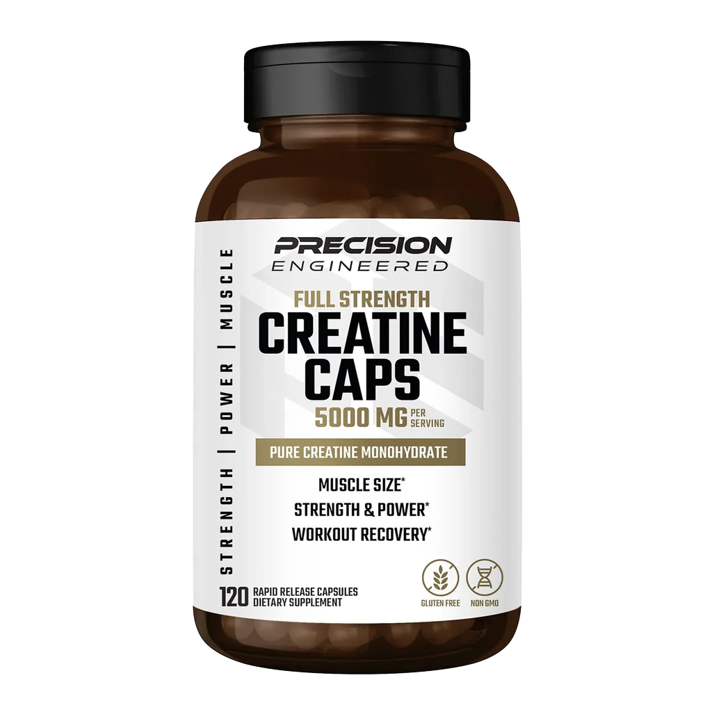 Full Strength Creatine Caps  5000mg 120ct Capsules