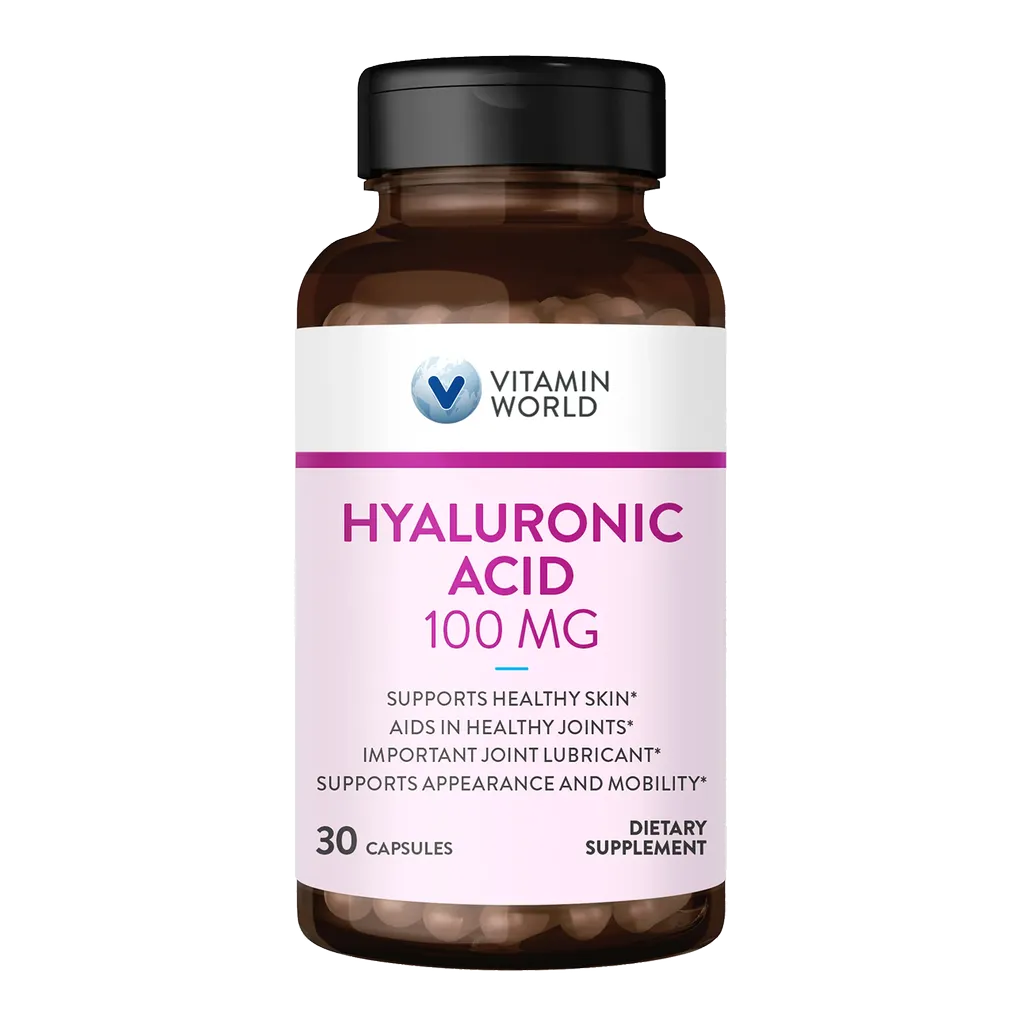 Hyaluronic Acid 100mg 30ct Capsules