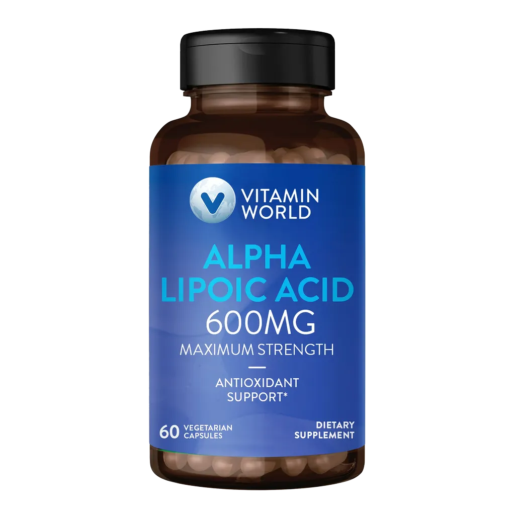 Alpha Lipoic Acid 600mg 60ct Capsules