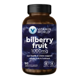 Bilberry Fruit 1000mg 90ct Capsules