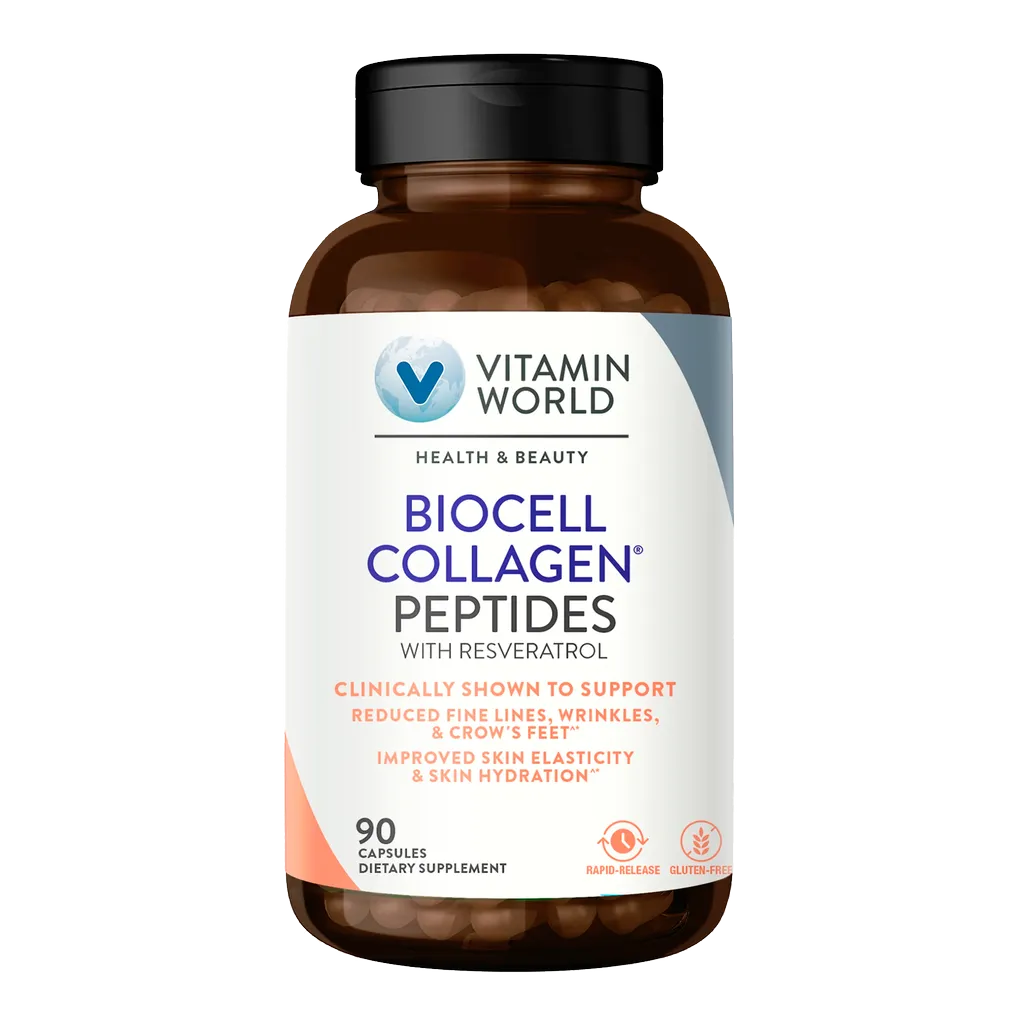 Biocell Collagen® Peptides with Resveratrol 90ct Capsules