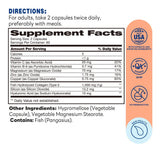 Hydrolyzed Marine Collagen Peptides with Hyaluronic Acid 120ct Capsules – Supplement Facts