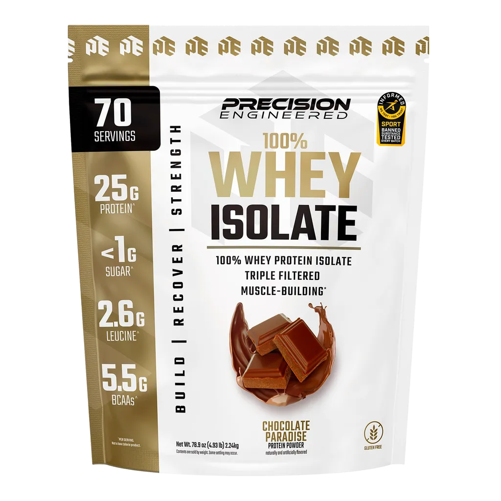 100% Whey Protein Isolate Chocolate Paradise 2240g Powder