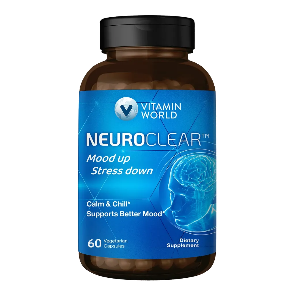 NeuroClear™ Mood Up Stress Down 60ct Capsules