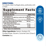 NeuroClear™ Gold 90ct Softgels – Supplement Facts